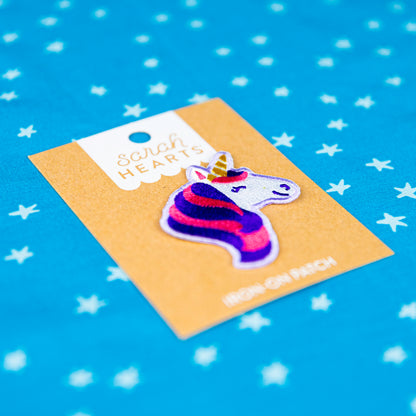Unicorn Iron-On Patch - Sarah Hearts