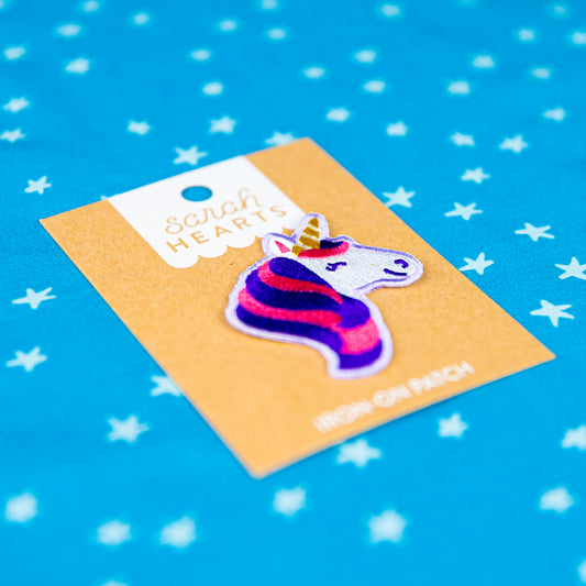 Unicorn Iron-On Patch - Sarah Hearts