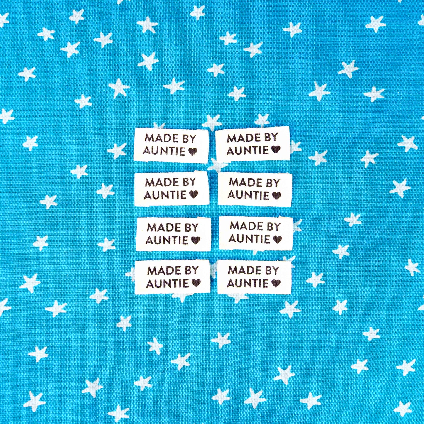 Made by Auntie Organic Cotton Labels by Sarah Hearts
