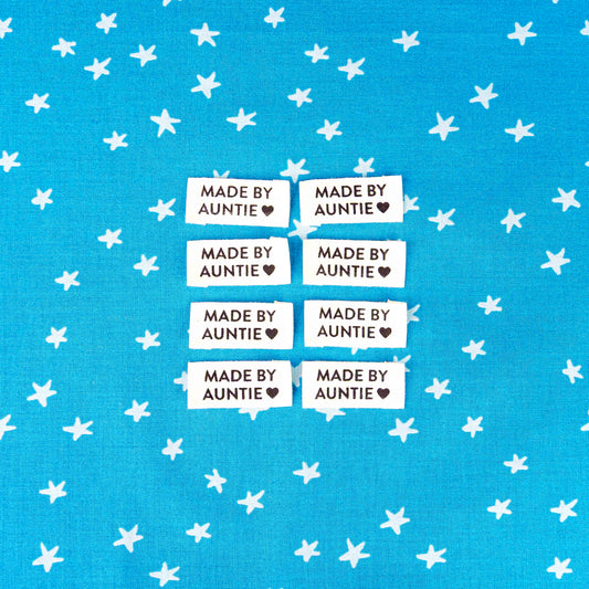 Made by Auntie Organic Cotton Labels by Sarah Hearts