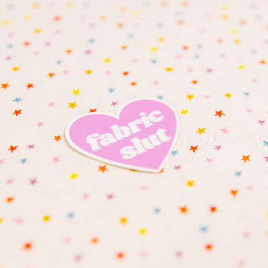 Fabric Slut Sticker by Feral Notions