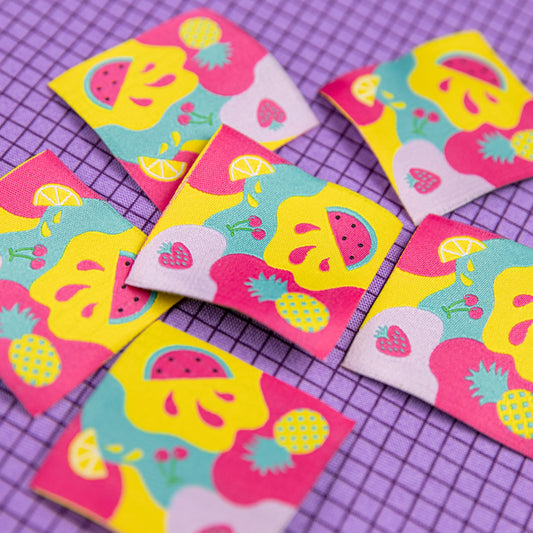 Fruit Punch | Woven Sew In Labels by Sew Anonymous