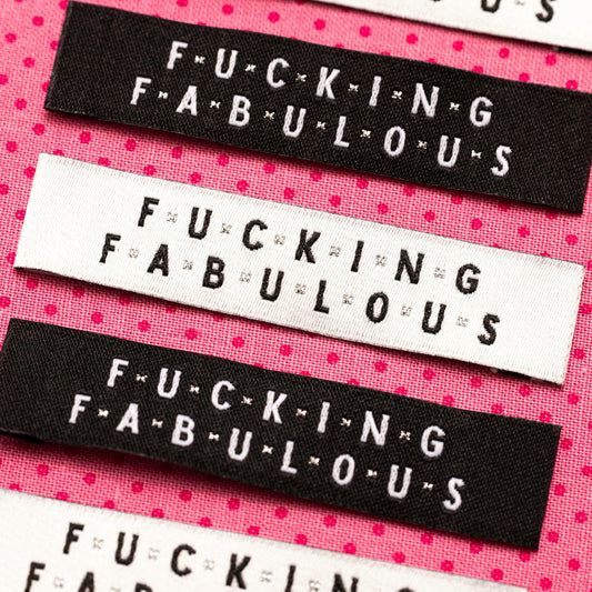 Fucking Fabulous Labels by Kylie and the Machine