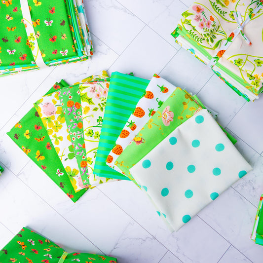 Heather Ross Garden 8 Pc FQ Bundles