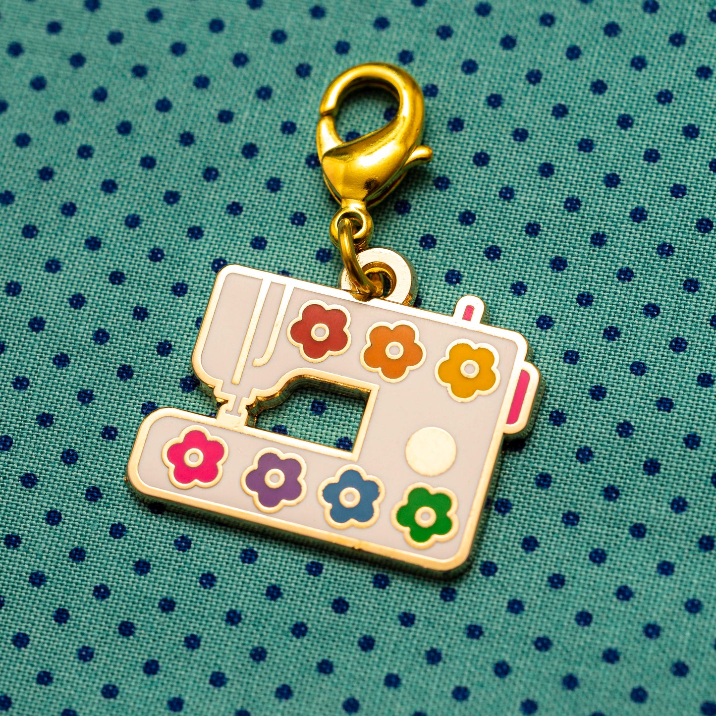 Sewing Machine Zipper Charm by Sarah Hearts