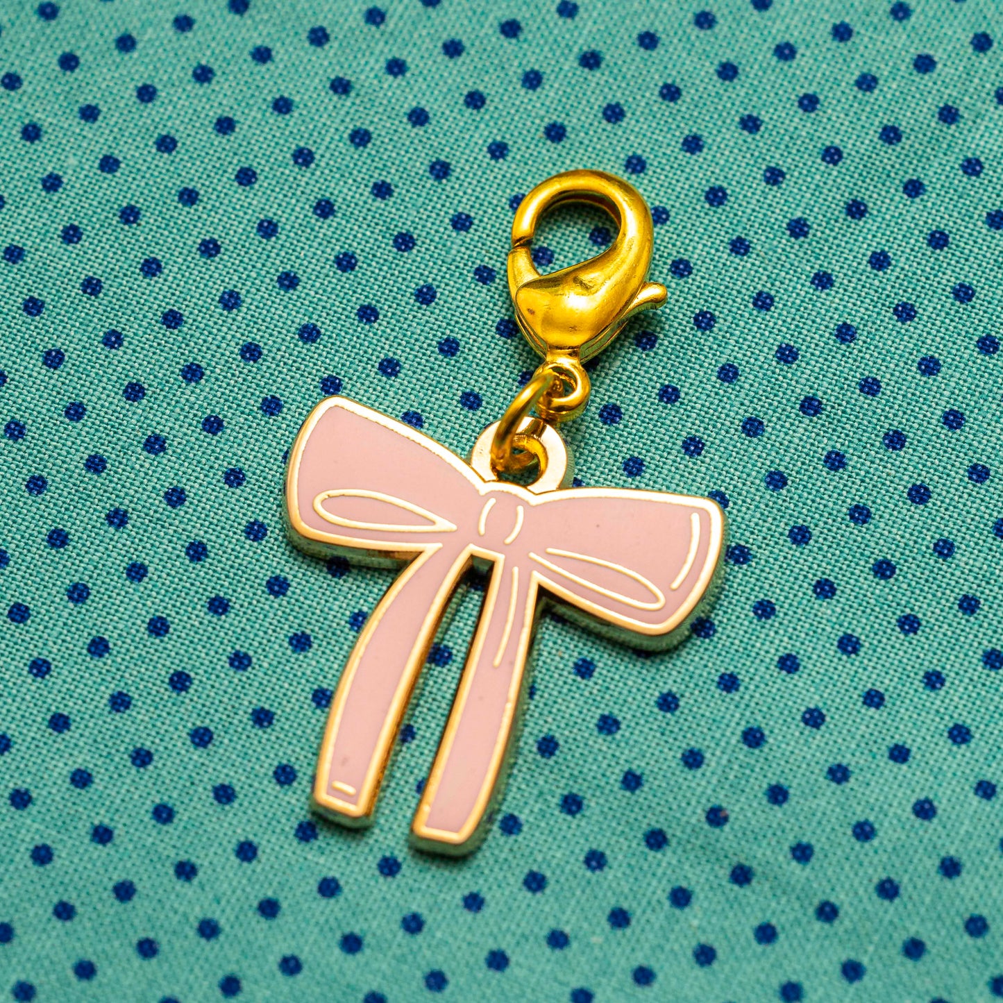 Pink Bow Zipper Charm by Sarah Hearts