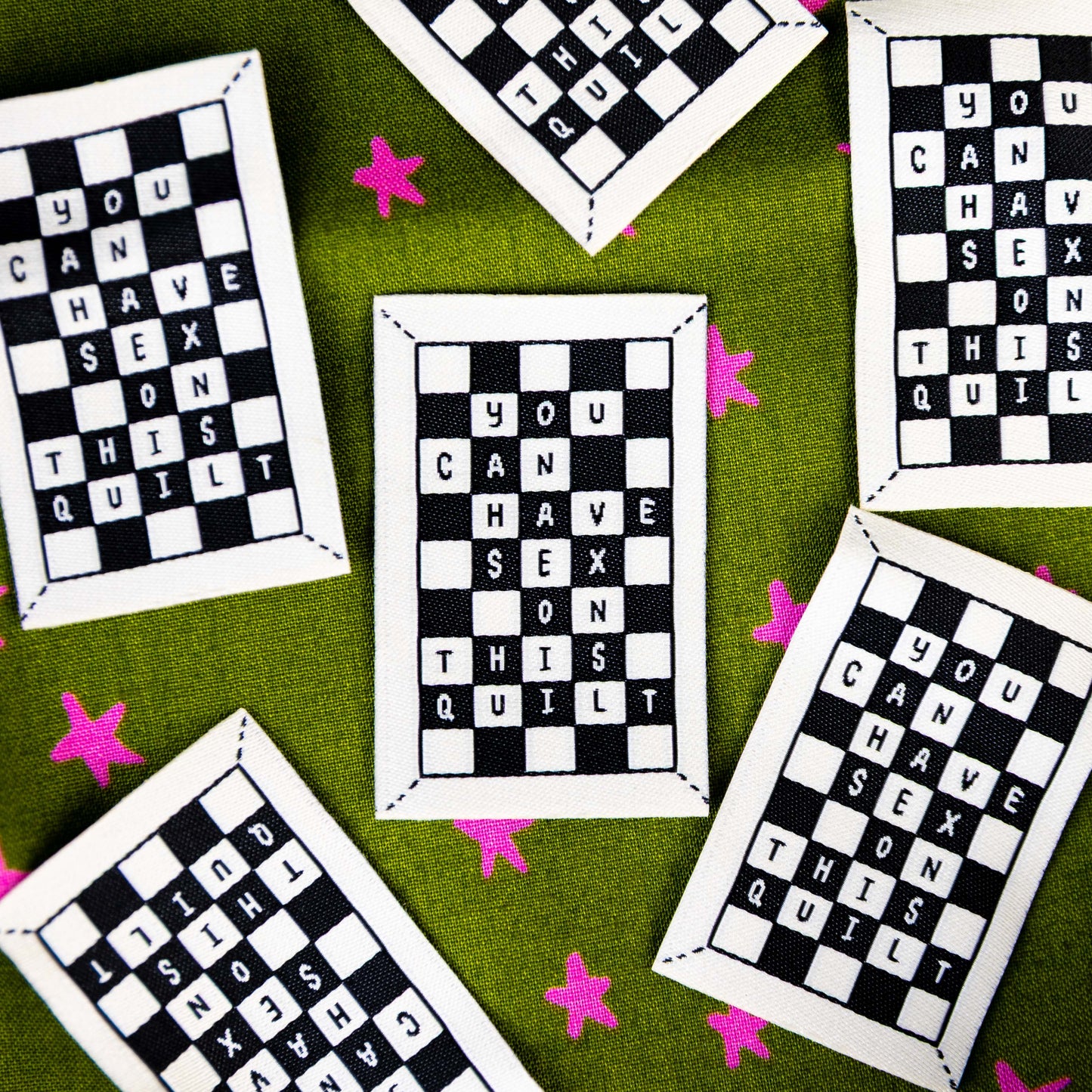 You CAN Have Sex On This Quilt Labels