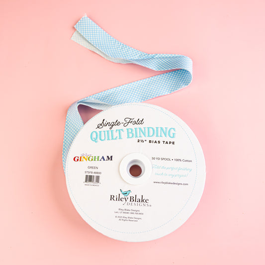 Single Fold Bias Binding by Riley Blake Blue