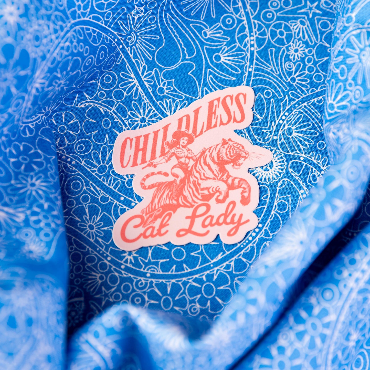 Childless Cat Lady - Sticker by Yarnival Stickers