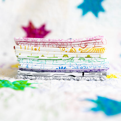 Rainbow Stars Quilt Kit