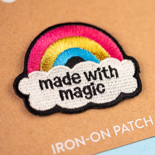 Made with Magic Rainbow Iron On Patch - Sarah Hearts