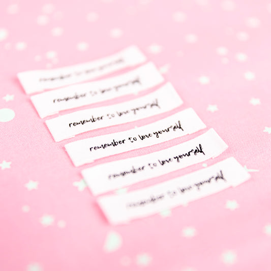 Remember to Love Yourself Label - Intensely Distracted