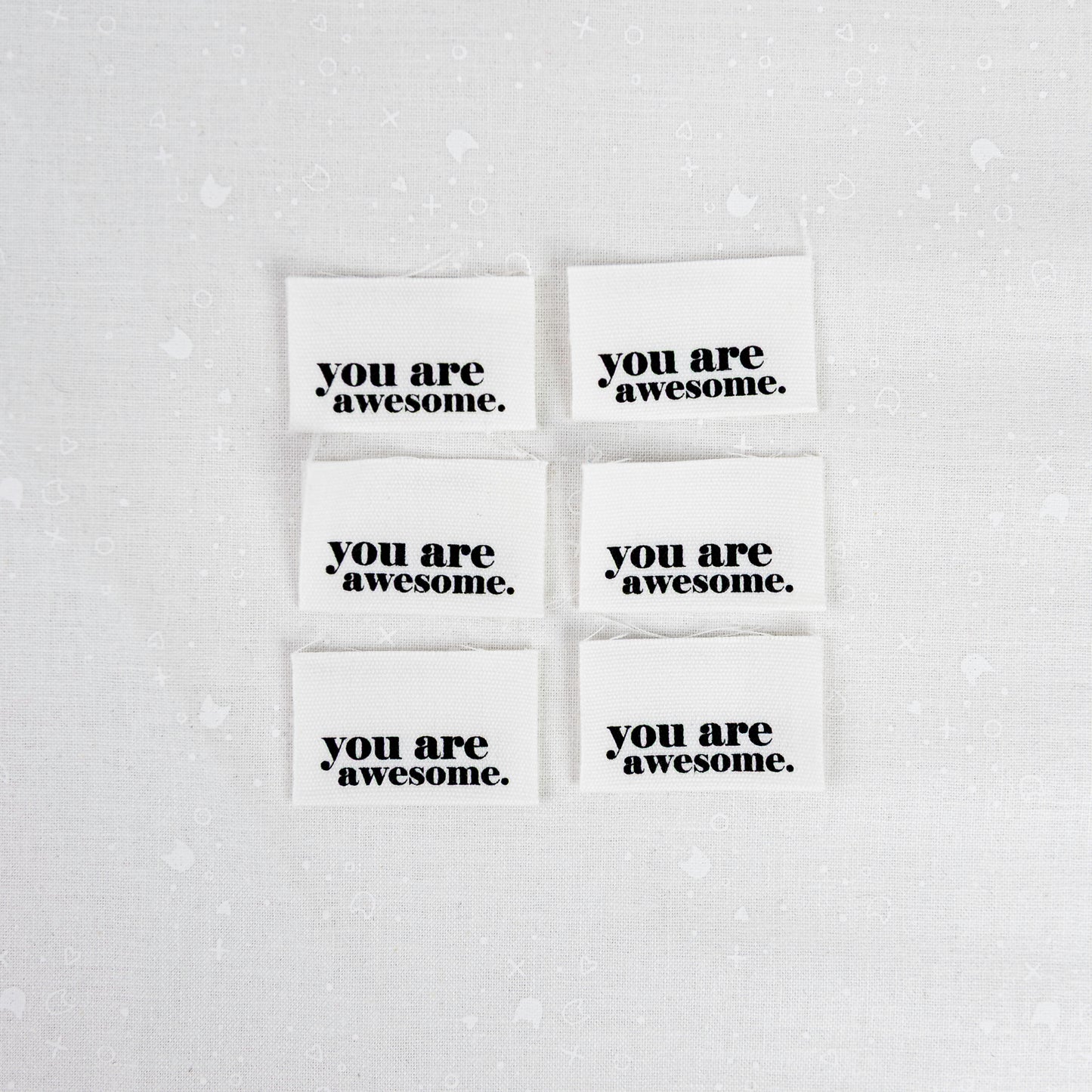 You are Awesome Label - Intensely Distracted
