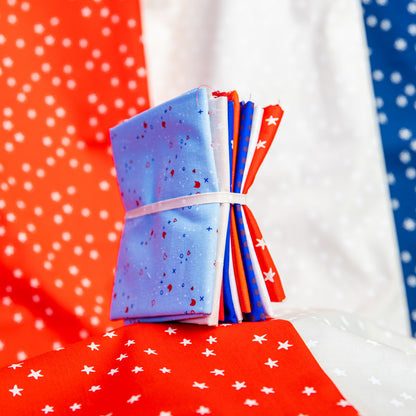 Stars and Stripes 9pc Fat Quarter Bundle