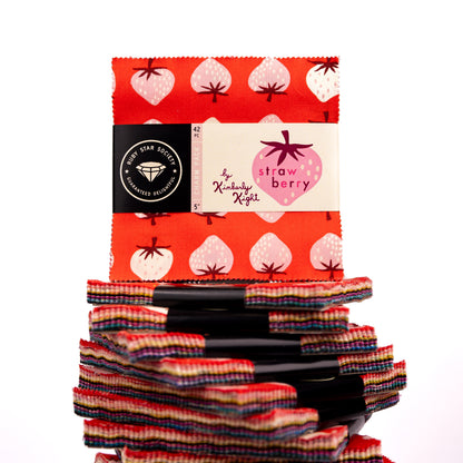 Ruby Star Society Strawberry by Kimberly Kight Charm Pack