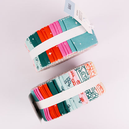 Jolly Tidings  2.5" Strips by Whim and Joy for Cloud9