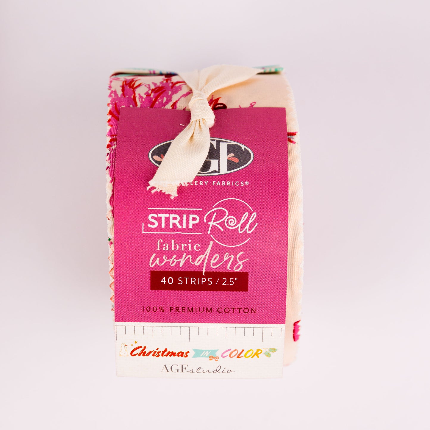 Christmas in Color 2.5" Strip Roll  by AGF Studio