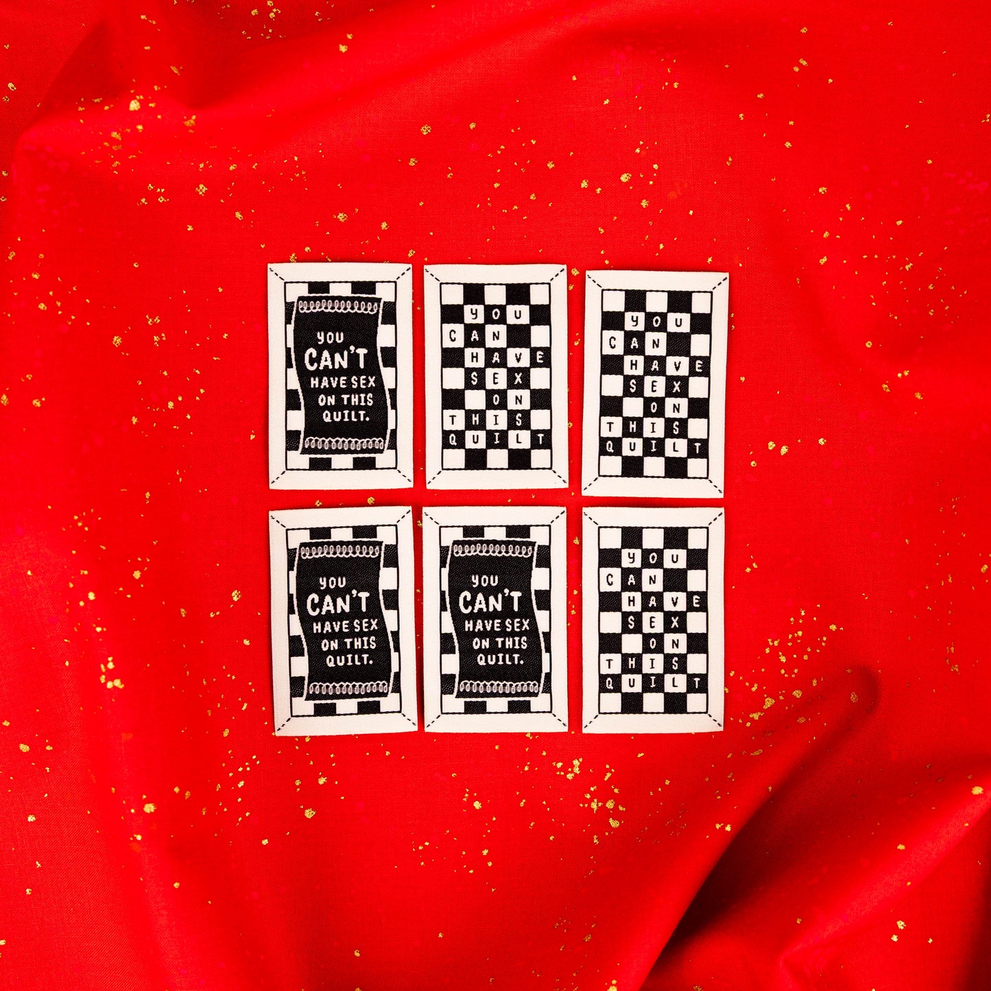 Can You Have Sex on This Quilt? Labels