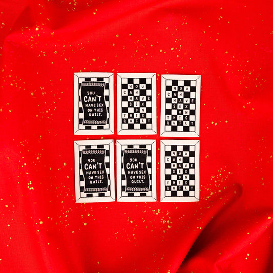 Can You Have Sex on This Quilt? Labels