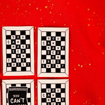 Can You Have Sex on This Quilt? Labels