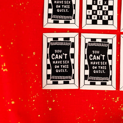 Can You Have Sex on This Quilt? Labels