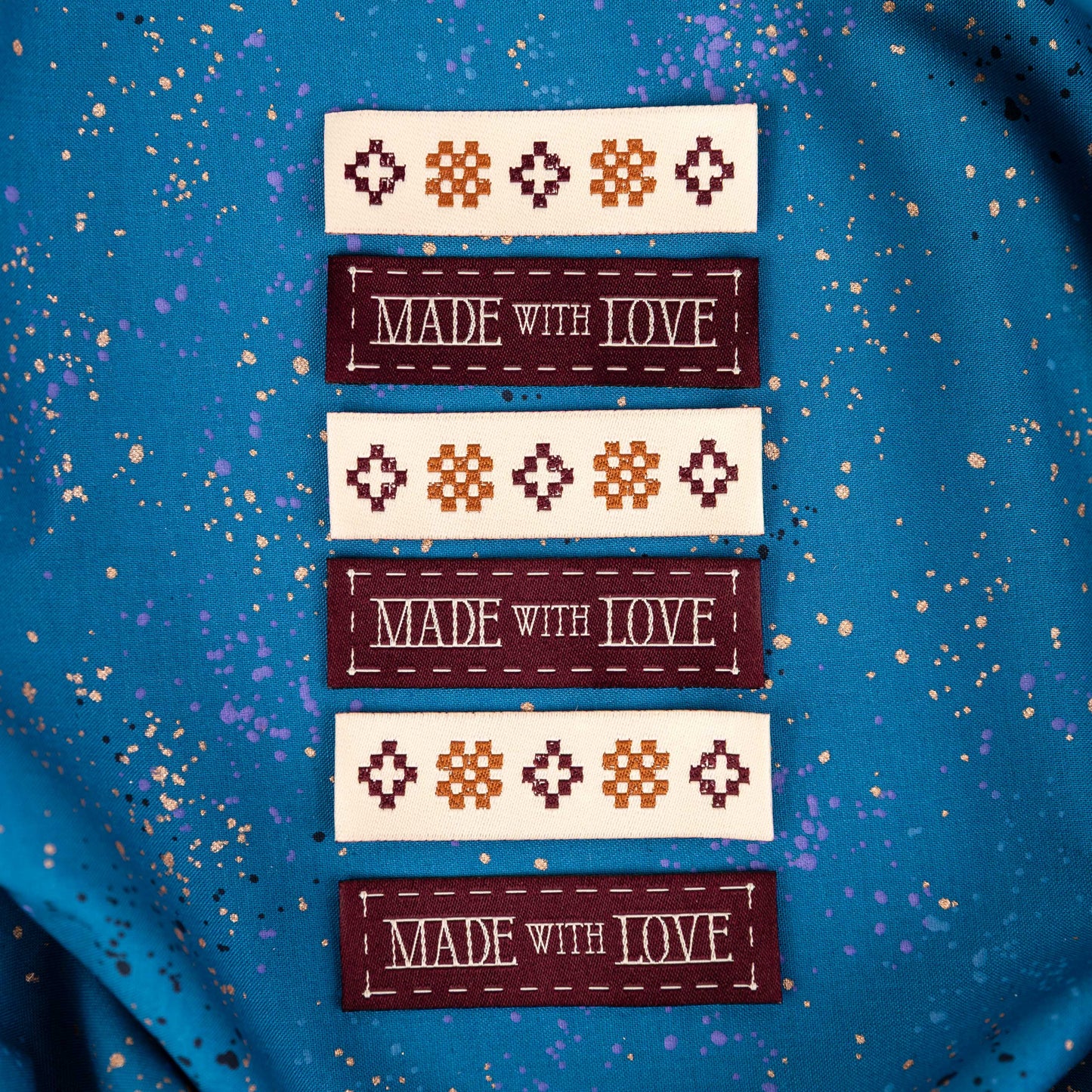 Made with Love Rectangle Labels in Currant by Matchy Matchy