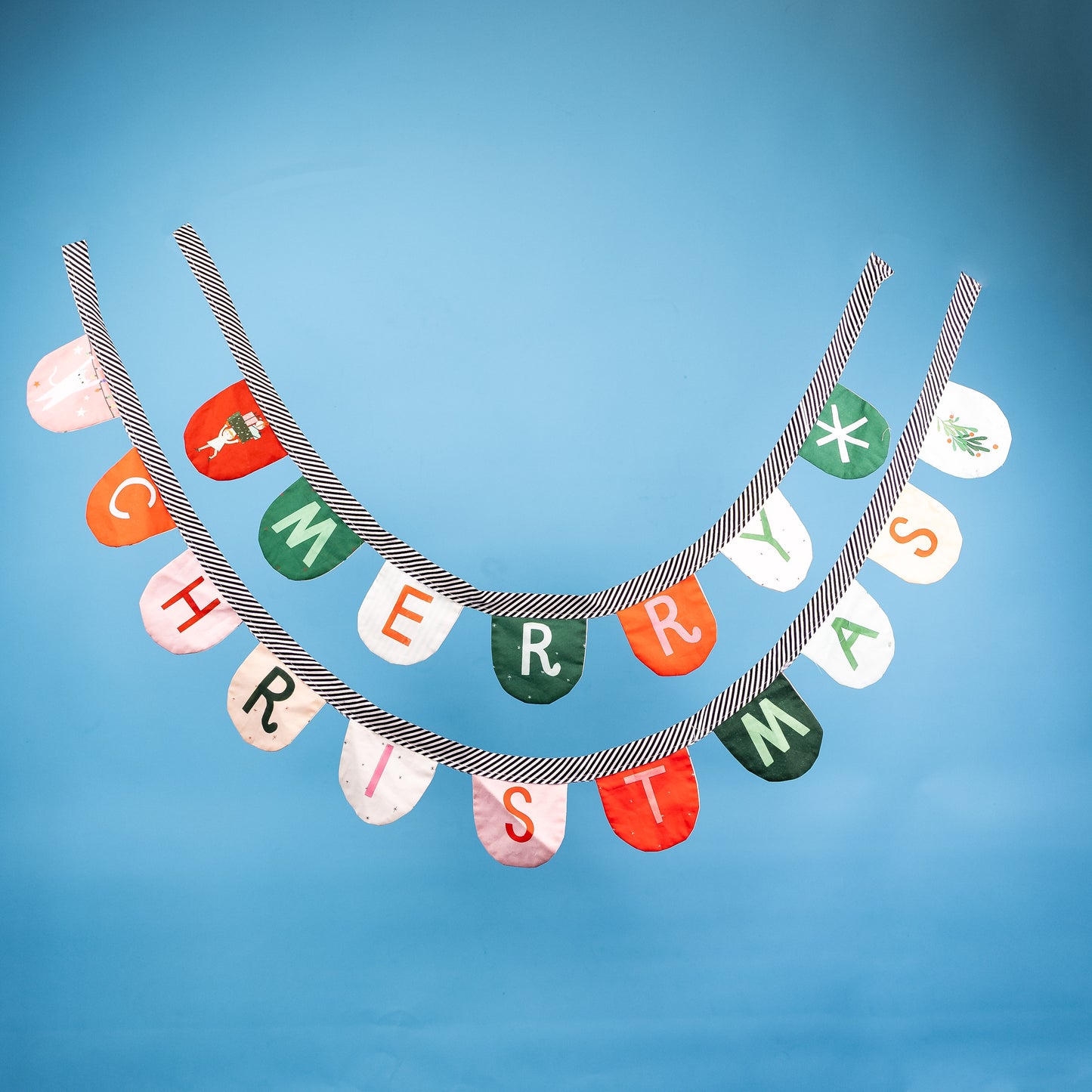 Tiny Christmas Christmas Banner Panel by Lizzy House