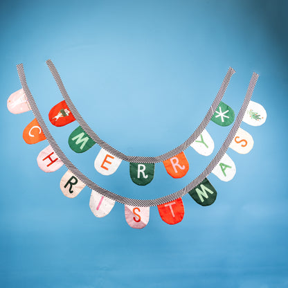 Tiny Christmas Christmas Banner Panel by Lizzy House