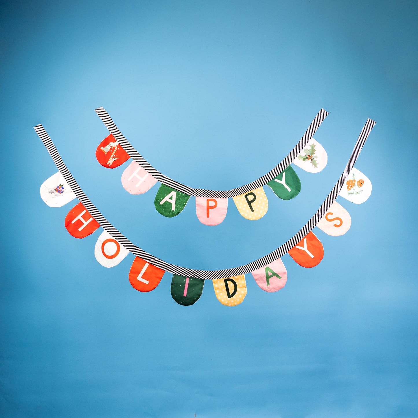 Tiny Christmas Christmas Banner Panel by Lizzy House