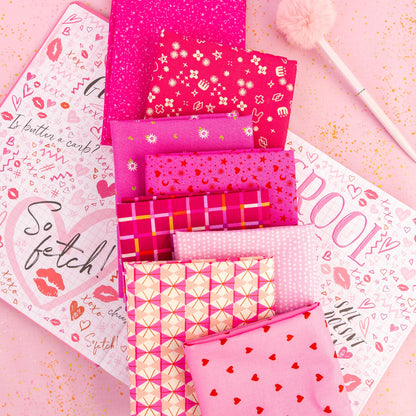 On Wednesdays We Wear Pink Fat Quarter Bundle