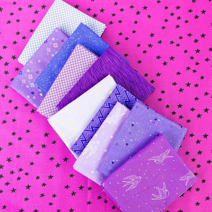 Purple Rain 10 Pc Fat Quarter Bundle