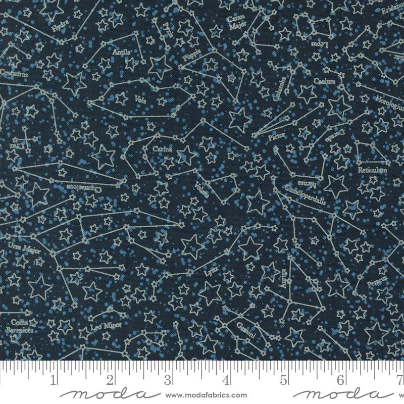 CHRISTMAS SALE: Starry Sky Midnight 24162 18 by April Rosenthal for Moda