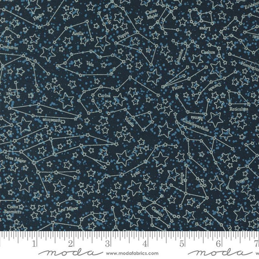 CHRISTMAS SALE: Starry Sky Midnight 24162 18 by April Rosenthal for Moda