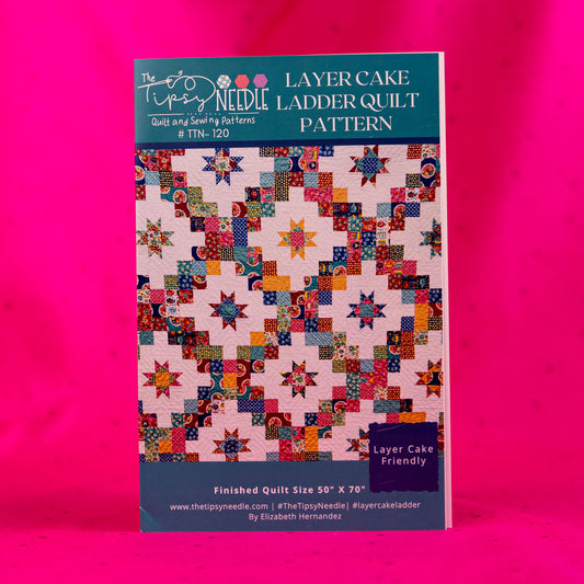 Layer Cake Ladder Quilt Paper Pattern by The Tipsy Needle