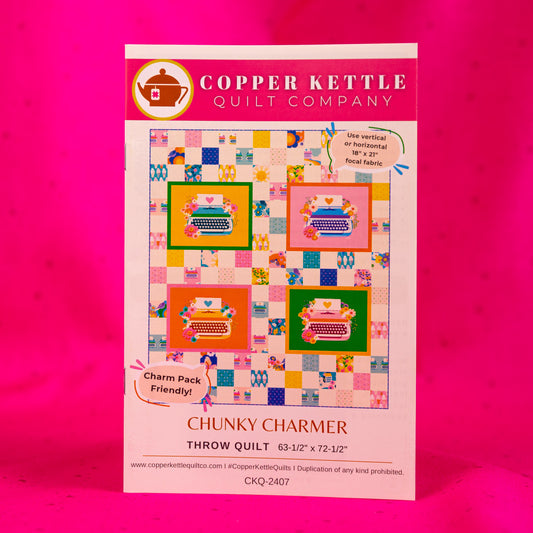 Chunky Charmer Paper Pattern by Copper Kettle Quilt Co