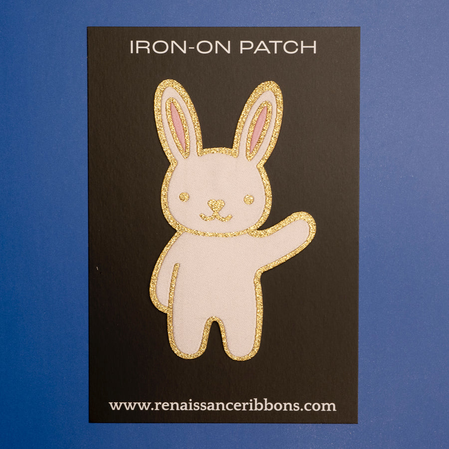 QUILT MARKET Ruby Star Society Bunny Iron on Patch by Rashida Coleman Hale