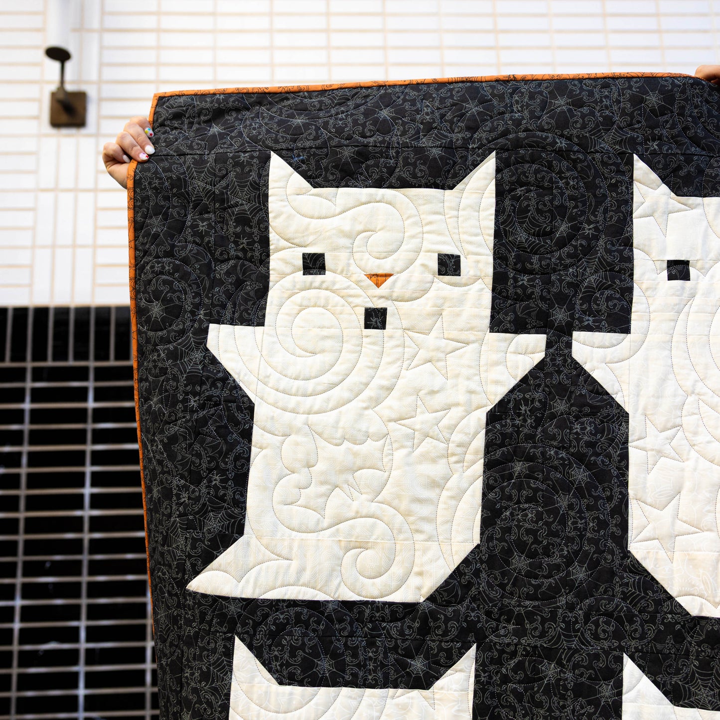 Ghostie Kitties Quilt Kit