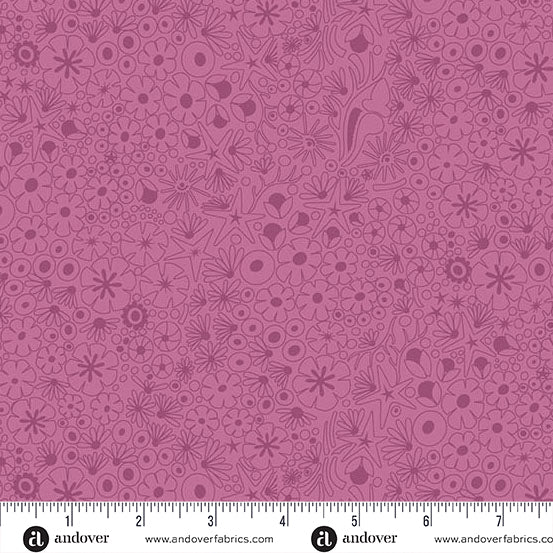 Color Camp Bloom Shallows Muted Peony by Alison Glass for Andover A-10422-R
