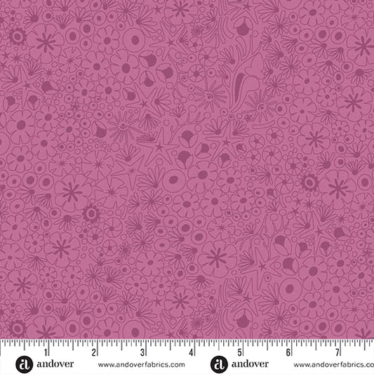 Color Camp Bloom Shallows Muted Peony by Alison Glass for Andover A-10422-R