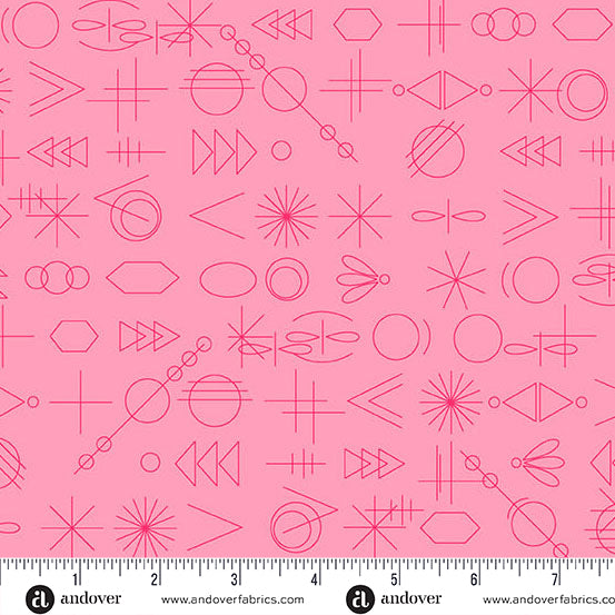 Color Camp Bloom GameDay Light Strawberry by Alison Glass for Andover A-10430-E