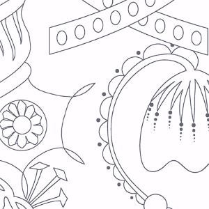 CHRISTMAS SALE: Abacus - A-8069-C by Alison Glass