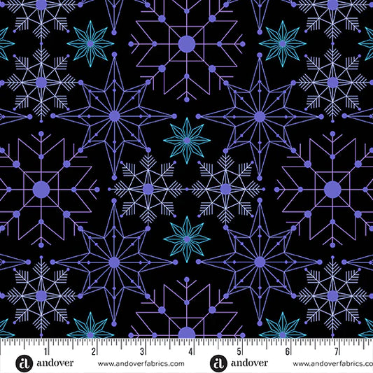 CHRISTMAS SALE: Century Prints - Deco Frost CS-1113-K Inclement Crystalize by Giucy Giuce