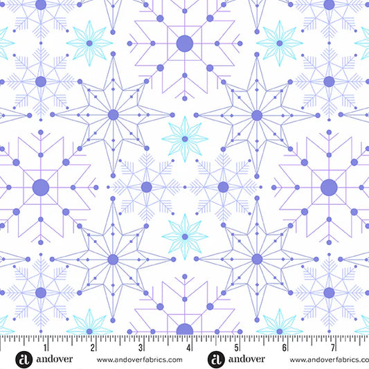 CHRISTMAS SALE: Century Prints - Deco Frost CS-1113-L Avalanche Crystalize by Giucy Giuce