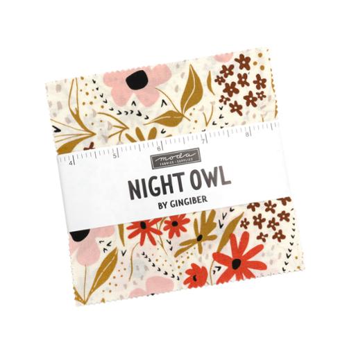 Night Owl Charm Pack by Gingiber for Moda
