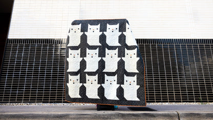 Ghostie Kitties Quilt Kit