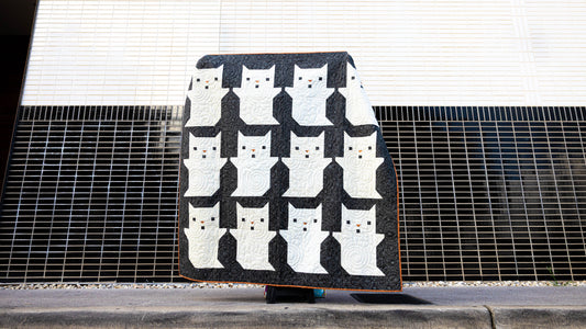 Ghostie Kitties Quilt Kit