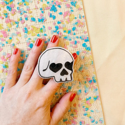 Skull Ruler Handle by Feral Notions