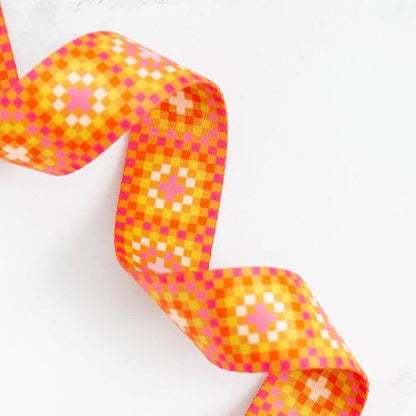 1.5" Granny Sq Caramel Webbing by Alexia Abegg for Stitch Supply