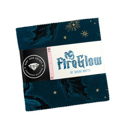 Fireglow Charm Pack RS2131PP Precut by Sarah Watts