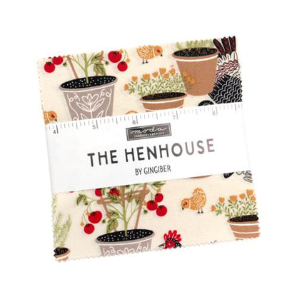 The Henhouse Charm Pack 48430PP Precut by Gingiber for Moda